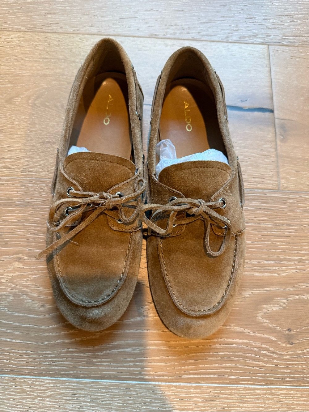 ALDO suede boat shoes